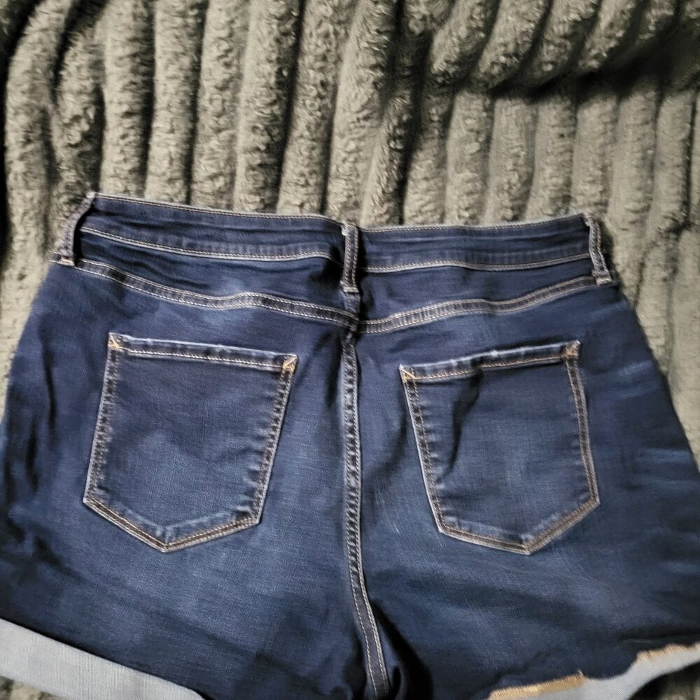 A.N.A. Dark wash Jean Shorts Sz 14 - Picture 3 of 5
